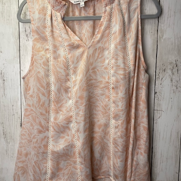 Elizabeth and James Women's Peach Sleeveless Top - Picture 1 of 8